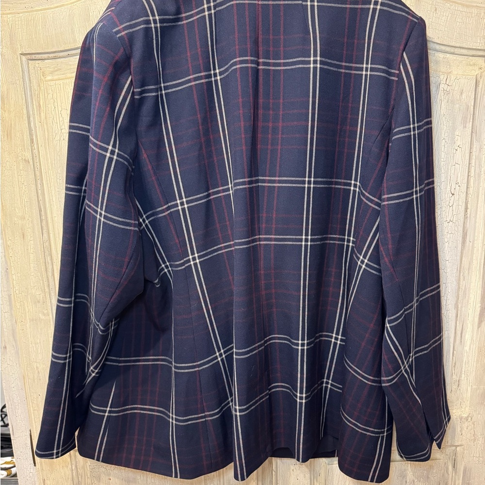 NWT Plaid Blazer - Picture 6 of 7